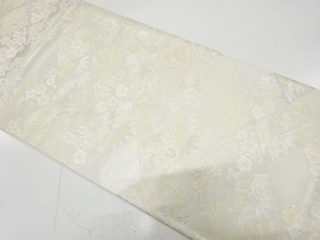 JAPANESE FUKURO OBI / WOVEN SHOCHIKUBAI